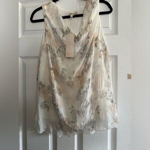 Never Worn Beautiful Floral Tank Top